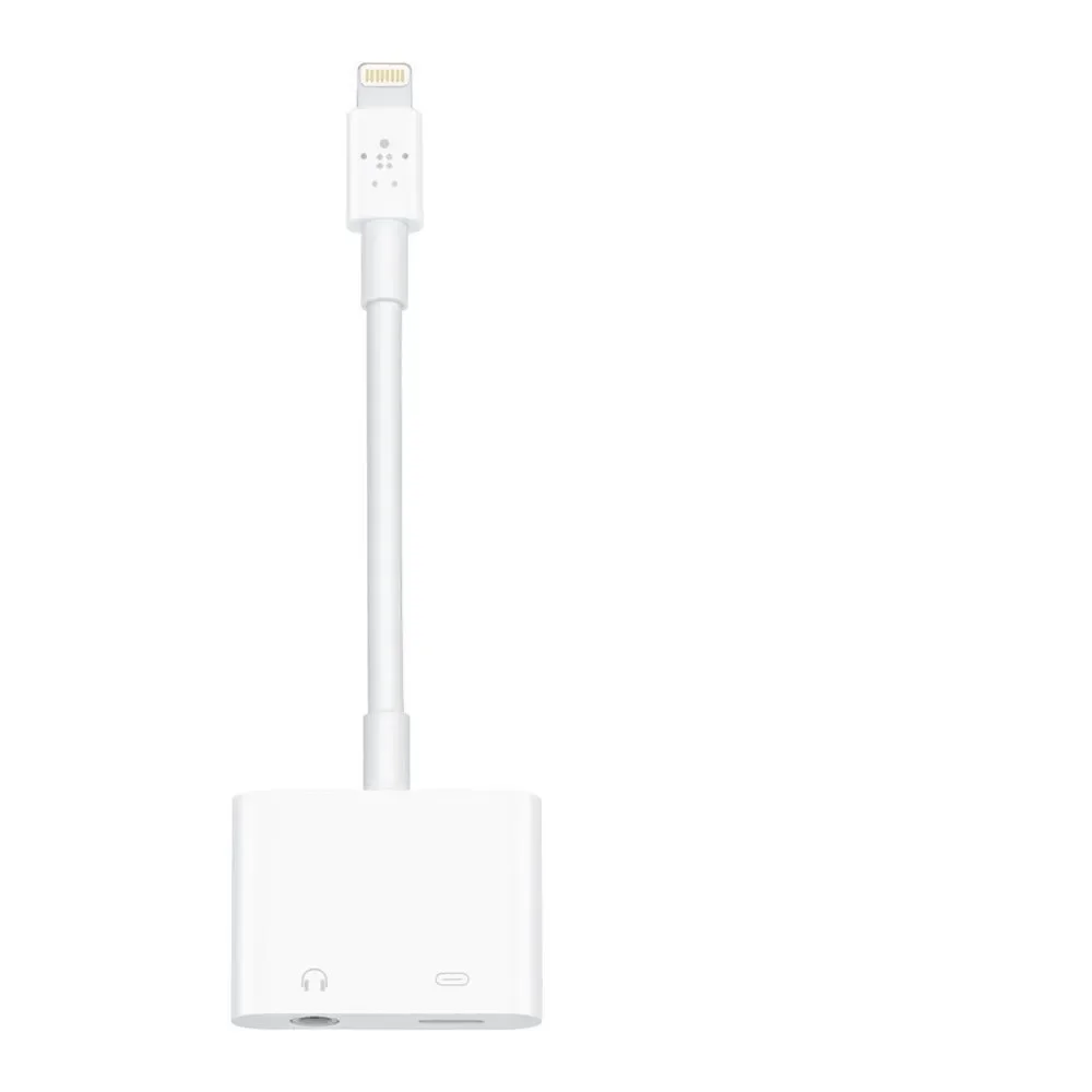 NWOT Apple 3.5mm Audio & Lightning Charging Rockstar Adapter
